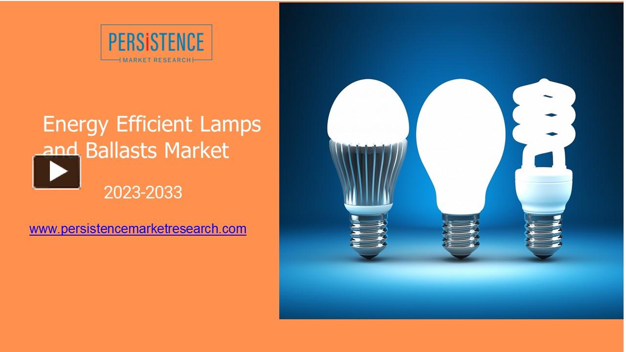 PPT Energy Efficient Lamps and Ballasts Trends and Opportunities in