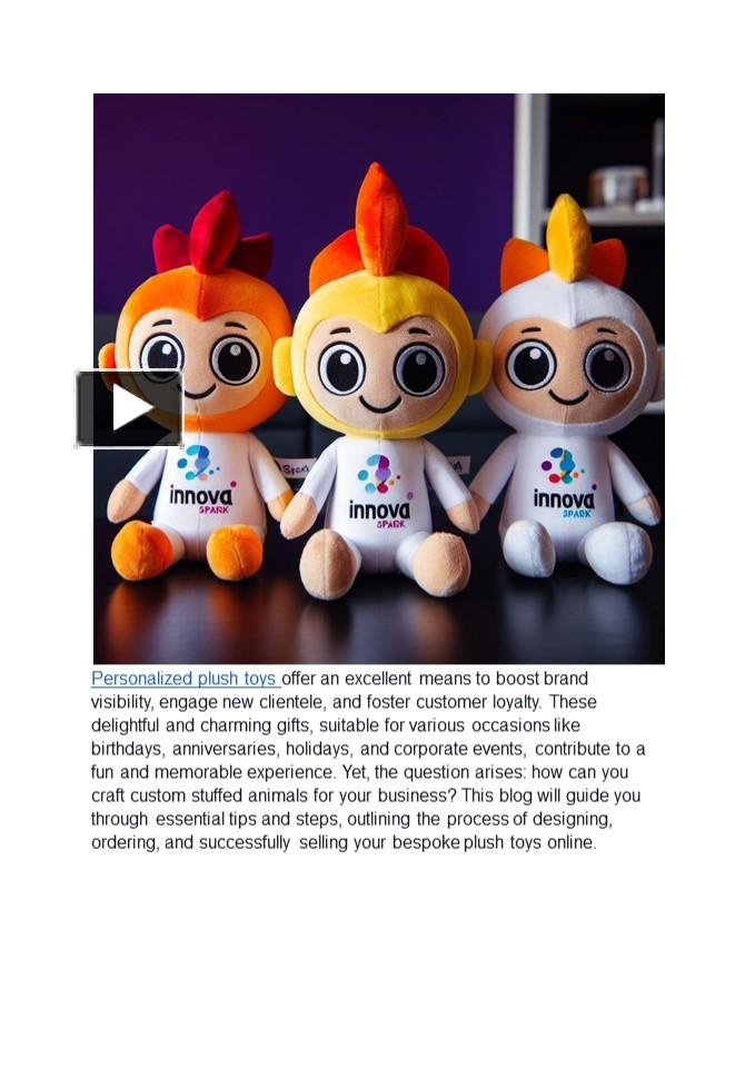 PPT – How to Create Custom Stuffed Animals for Your Business PowerPoint ...
