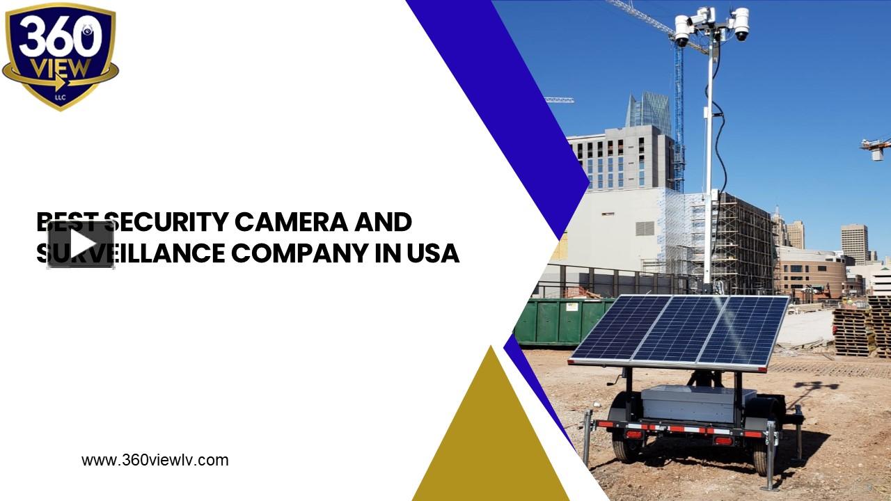 PPT Best Security Camera And Surveillance Company In USA PowerPoint