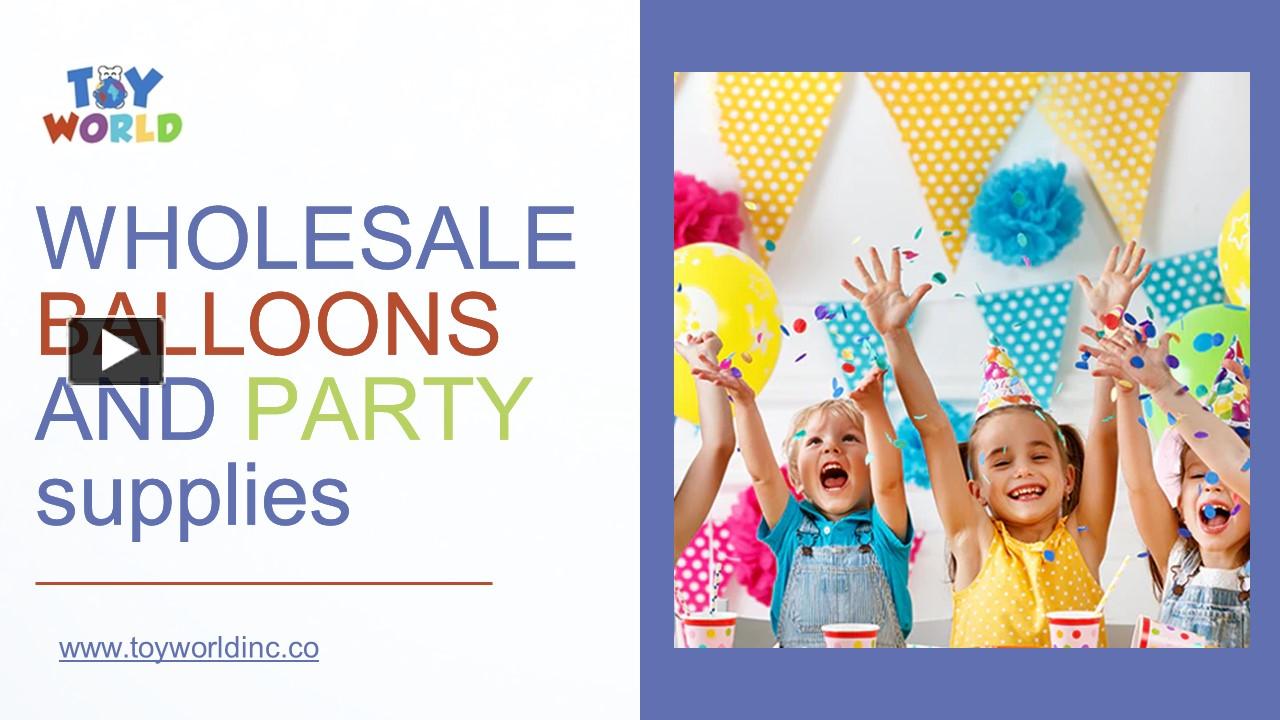 PPT Transform Your Celebration Theme Party Supplies at Toy World Inc