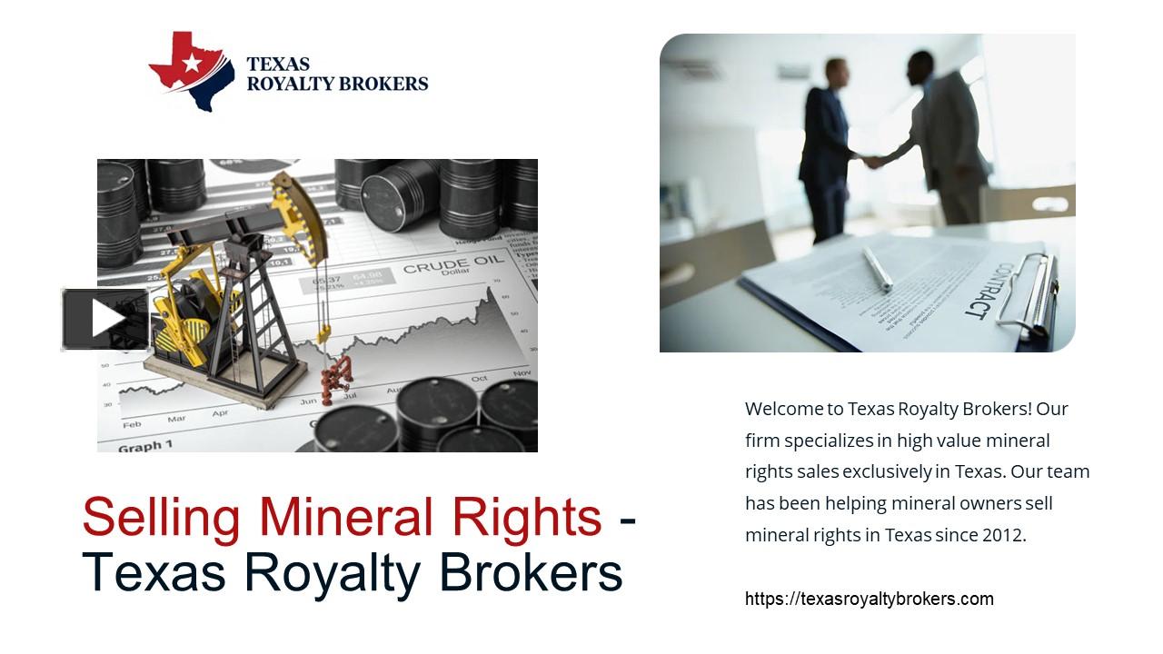 PPT Texas Royalty Brokers Turning Land into Liquid Assets through