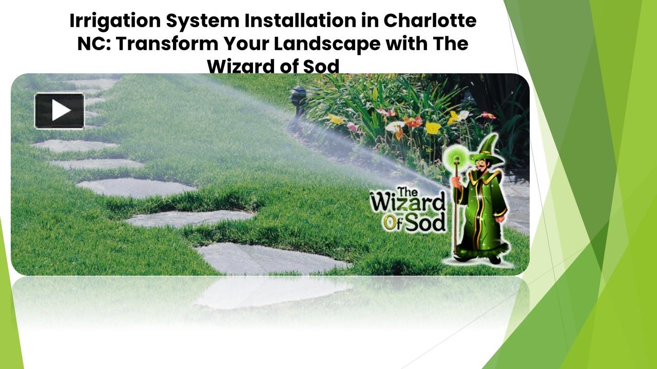 PPT Irrigation System Installation in Charlotte NC Transform Your