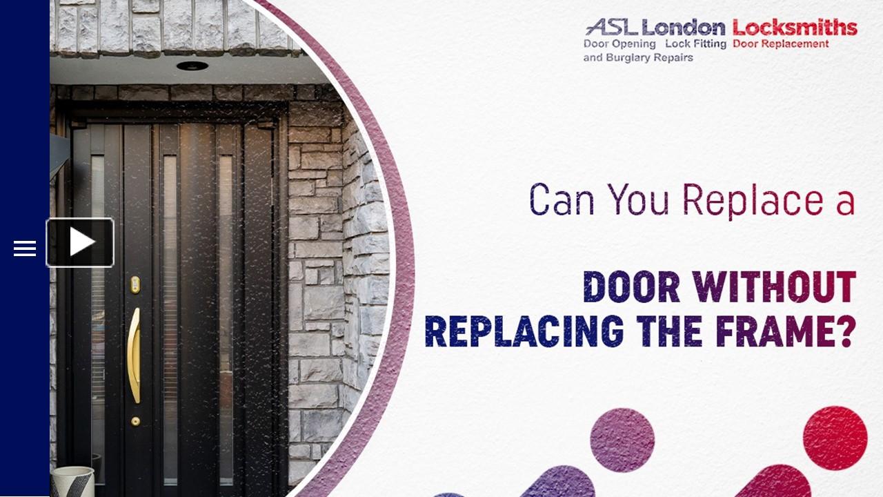PPT Can You Replace a Door Without Replacing the Frame? PowerPoint