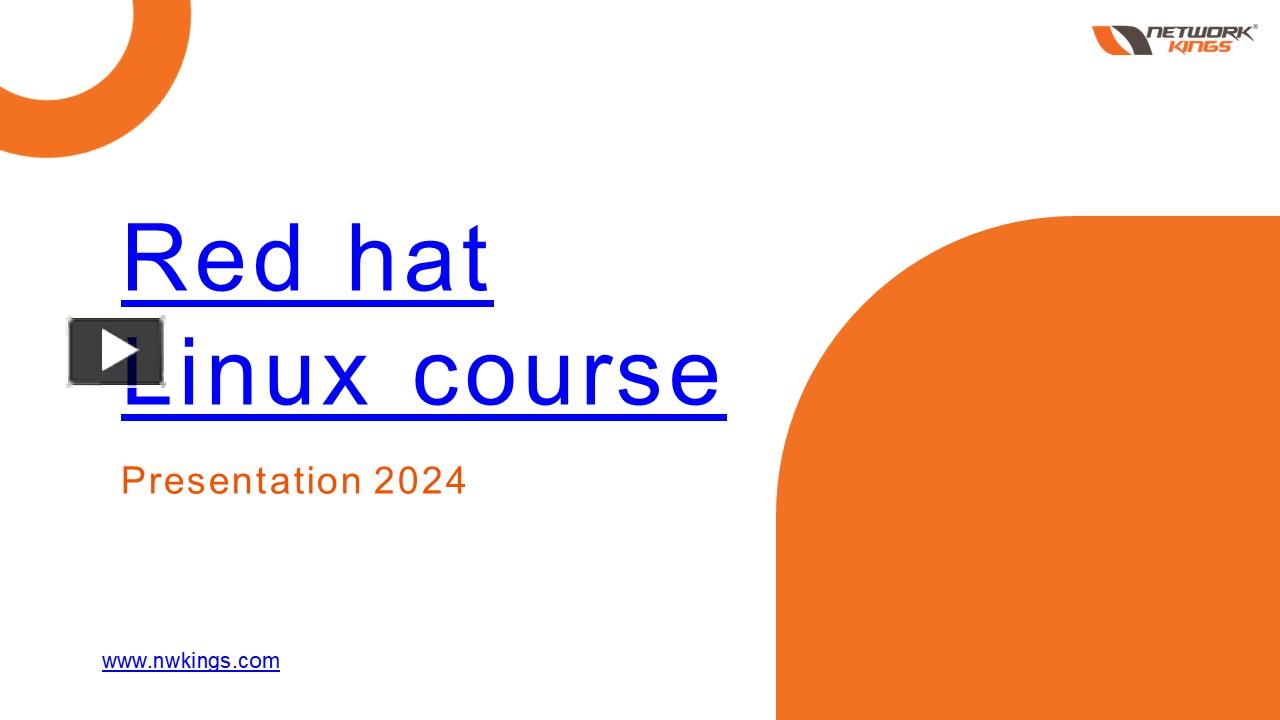 PPT Best Red Hat Linux Course Network Kings Join Now (2024