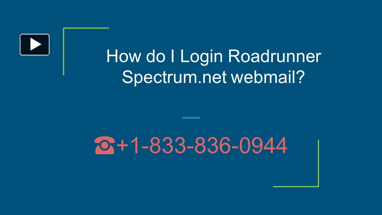 PPT How do I Login Roadrunner webmail? PowerPoint