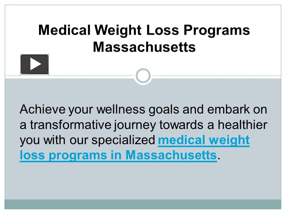 PPT Medical Weight Loss Programs Massachusetts PowerPoint