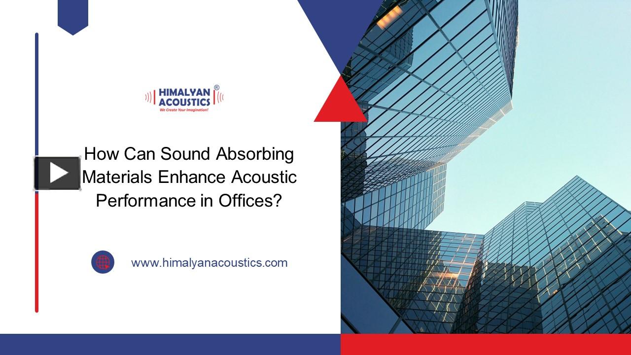 PPT How Can Sound Absorbing Materials Enhance Acoustic Performance in