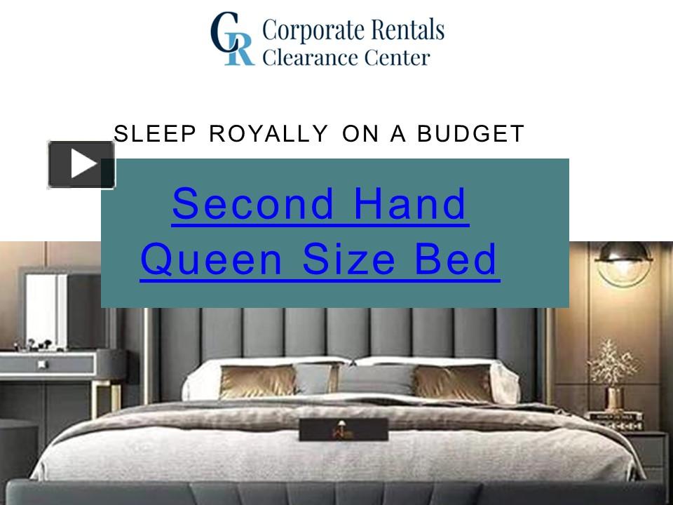 PPT Sleep Royally on a Budget Second Hand Queen Size Bed PowerPoint