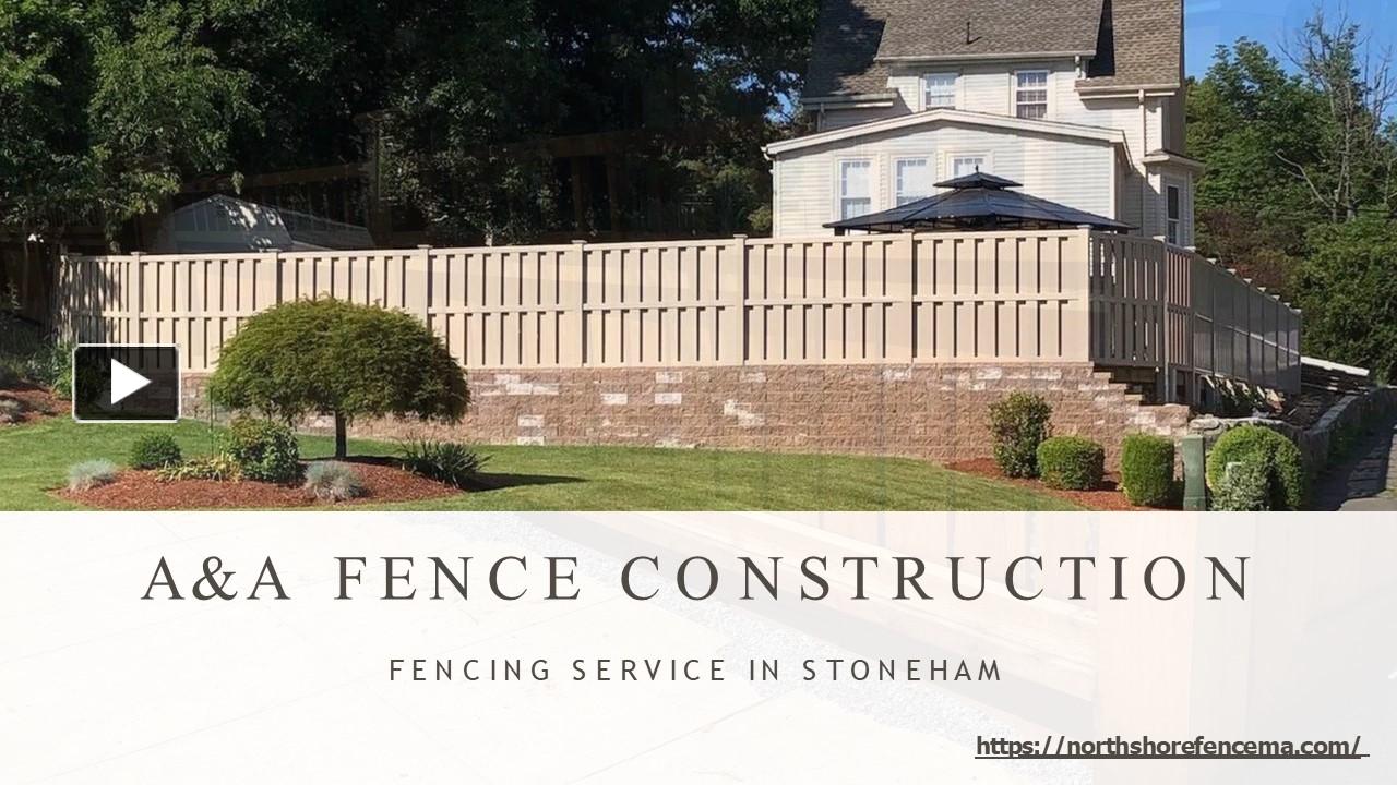 PPT Fence Company Wakefield PowerPoint presentation free to