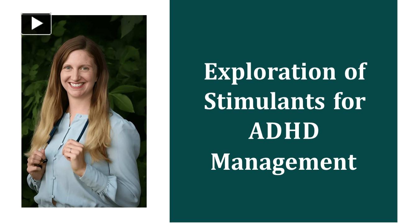 PPT – Exploration of Stimulants for ADHD Management PowerPoint ...