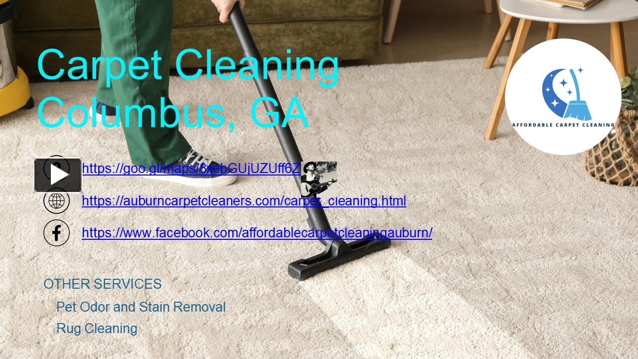 PPT Carpet Cleaning Services Columbus, GA PowerPoint presentation