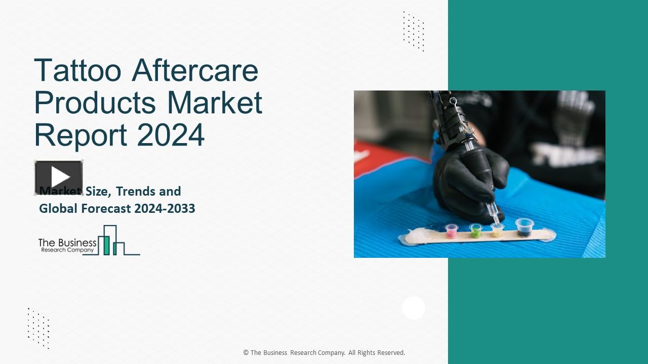 PPT Tattoo Aftercare Products Market Report 20242033 Share, Trends