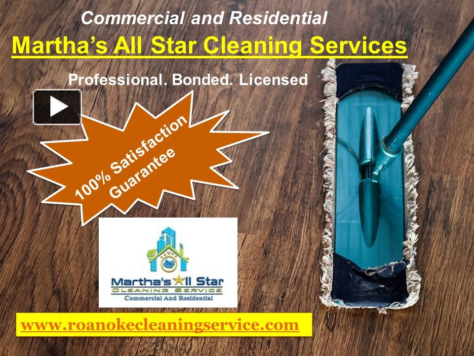 PPT Martha’s All Star Cleaning Service Premier Commercial Cleaning