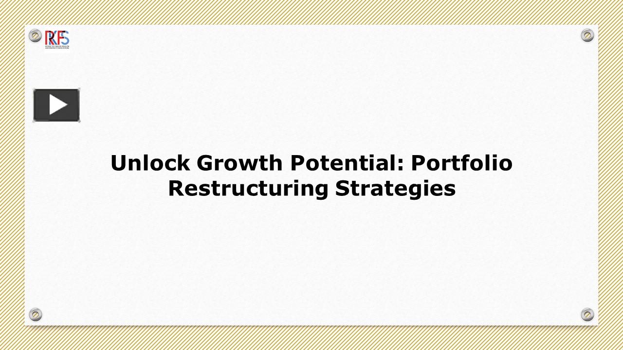 PPT What Is the Meaning of Portfolio Restructuring? PowerPoint