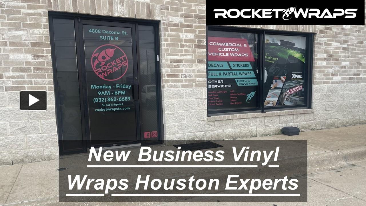 PPT New Business Vinyl Wraps Houston Experts PowerPoint presentation