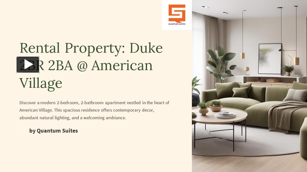 PPT Apartments in Durham NC near Duke University PowerPoint