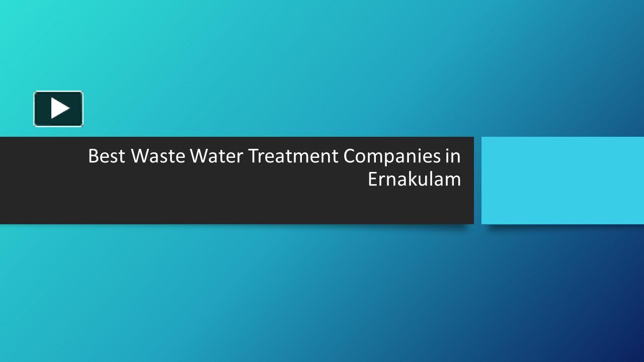 PPT Best Waste Water Treatment Companies in Ernakulam PowerPoint