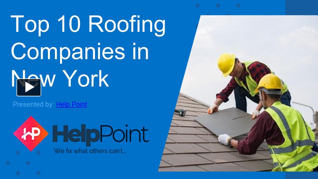 PPT top 10 roofing companies new york PowerPoint presentation free