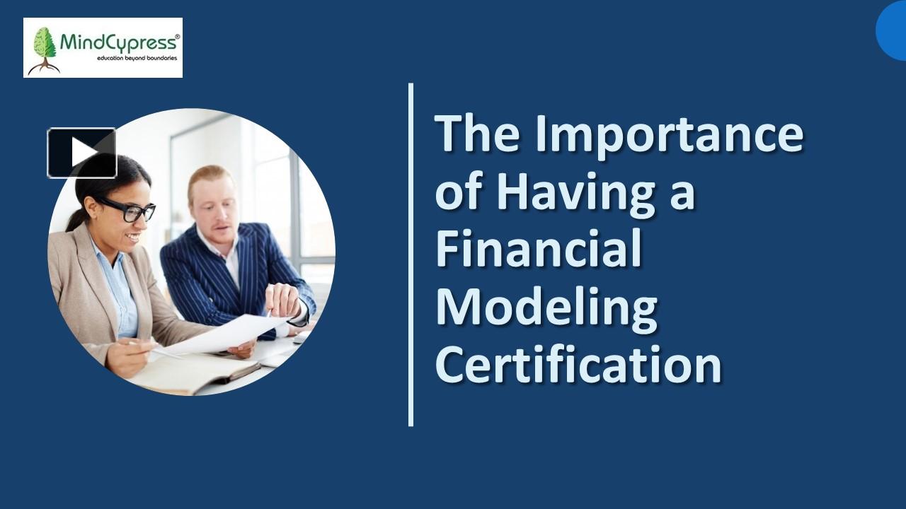 PPT The Importance of Having a Financial Modeling Certification