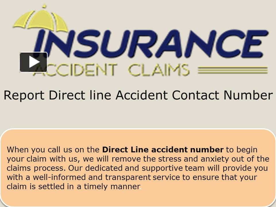 Direct Line Accident Claim Number 
