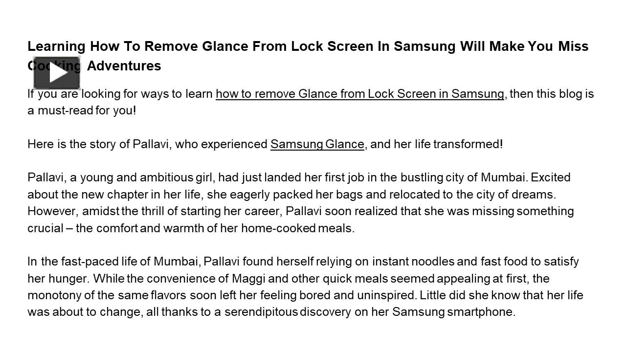 ppt-learning-how-to-remove-glance-from-lock-screen-in-samsung-will