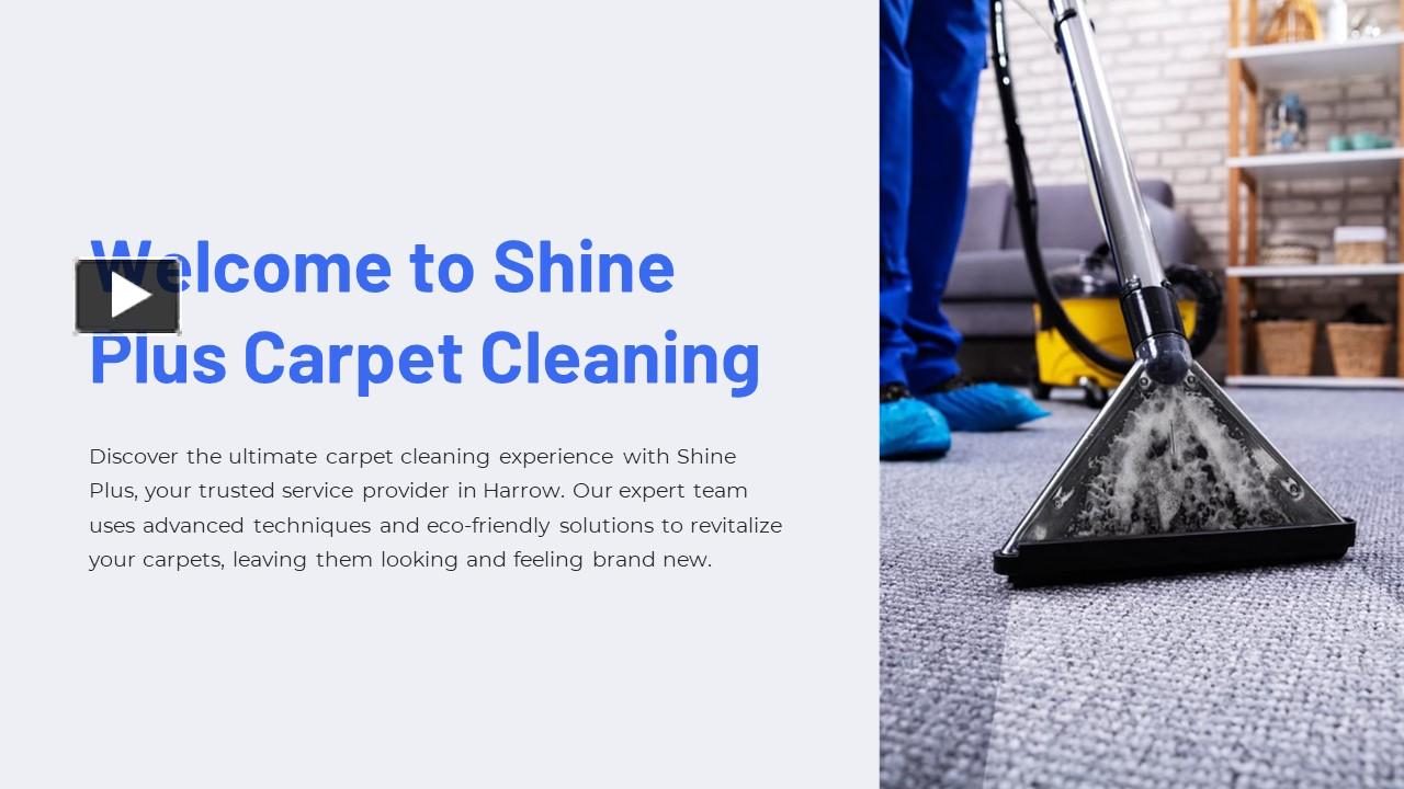 PPT carpet cleaning services in harrow PowerPoint presentation free