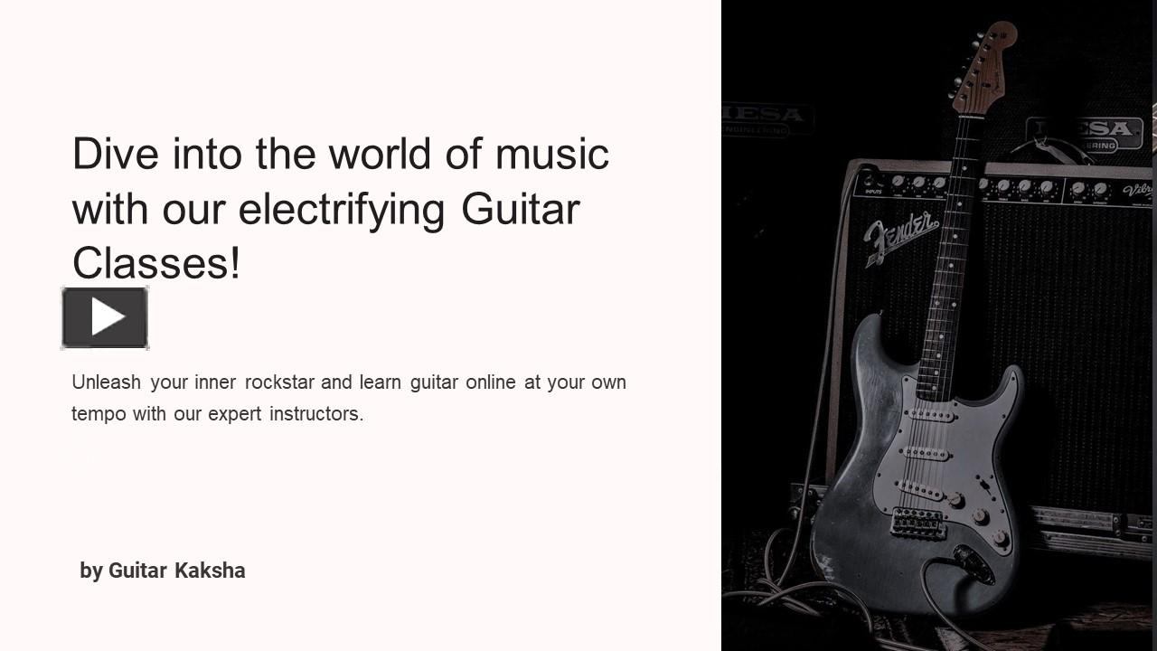 PPT – learn guitar online PowerPoint presentation | free to download ...