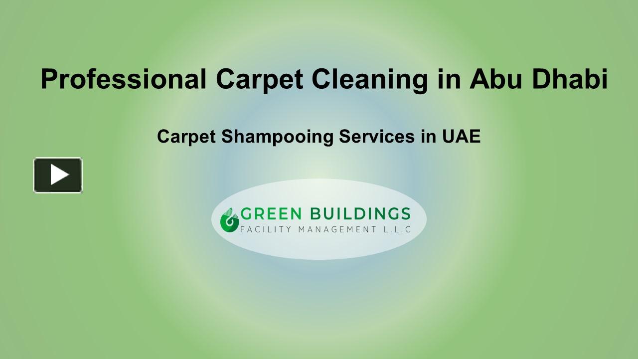PPT Professional Carpet Cleaning Service in Abu Dhabi PowerPoint