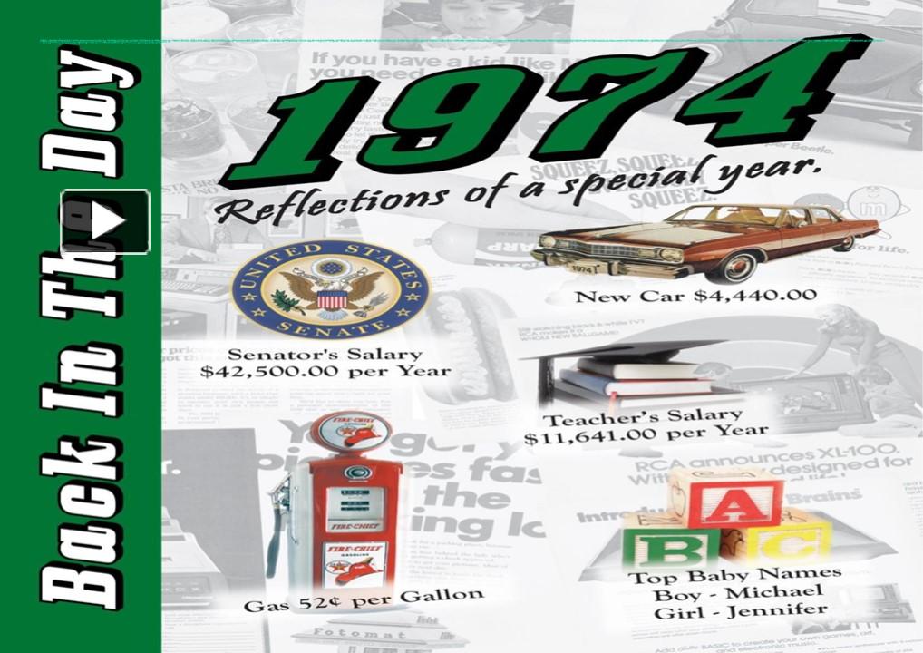 1980 BACK IN THE DAY ALMANAC -- 24-PAGE BOOKLET / GREETING By