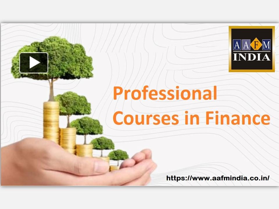 PPT Open New Doors of Finance Careers with Key Professional Finance