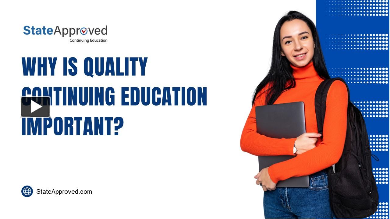 importance of continuing education ppt