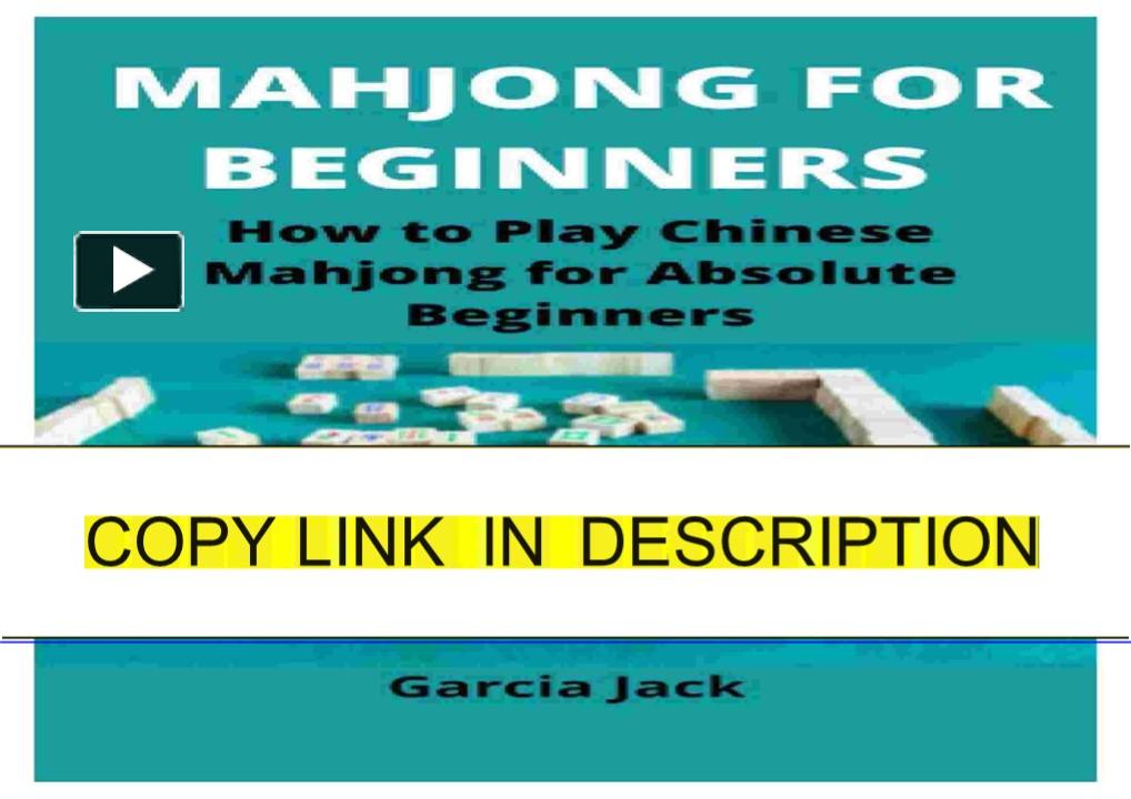 pdf-read-mahjong-for-beginners-how-to-play-chinese-mahjong-for