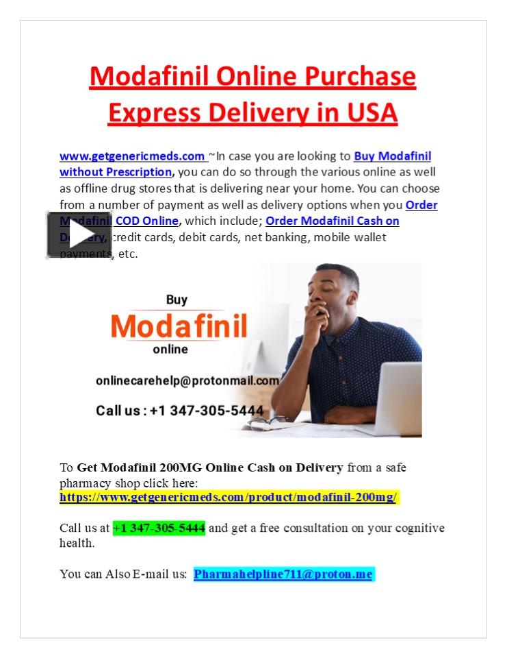Modafinil Online Purchase Express Delivery in USA presentation | free to download