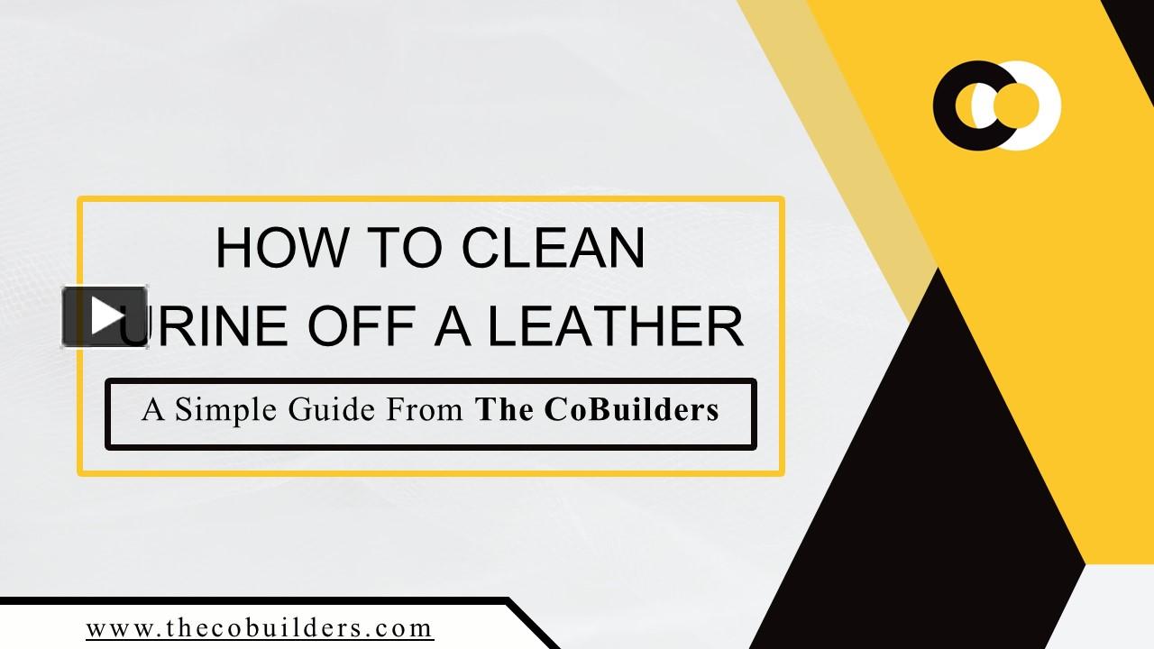 PPT How to Clean Urine Off a Leather A Simple Guide From The