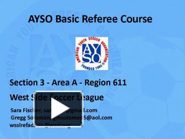 2020 Ayso Section 5 14 Expo