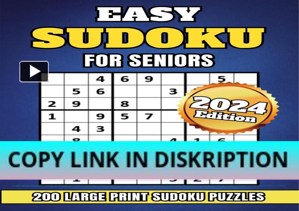 PPT READ[PDF] Easy Sudoku for Seniors Large Print 200 Large Pri