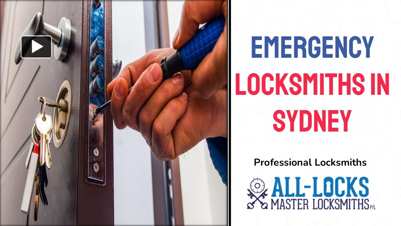 PPT Emergency Locksmiths in Sydney PowerPoint presentation free to