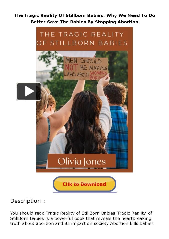 PPT PDF The Tragic Reality Of Stillborn Babies Why We Need To Do