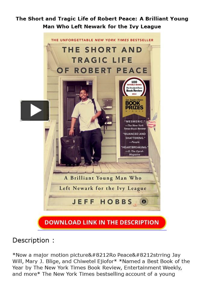PDF The Short and Tragic Life of Robert Peace: A Brilliant Young Man ...