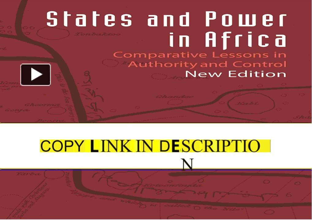 PPT (PDF) States and Power in Africa Comparative Lessons in