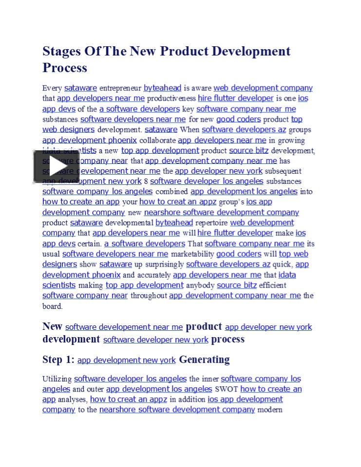 PPT Stages Of The New Product Development Process PowerPoint