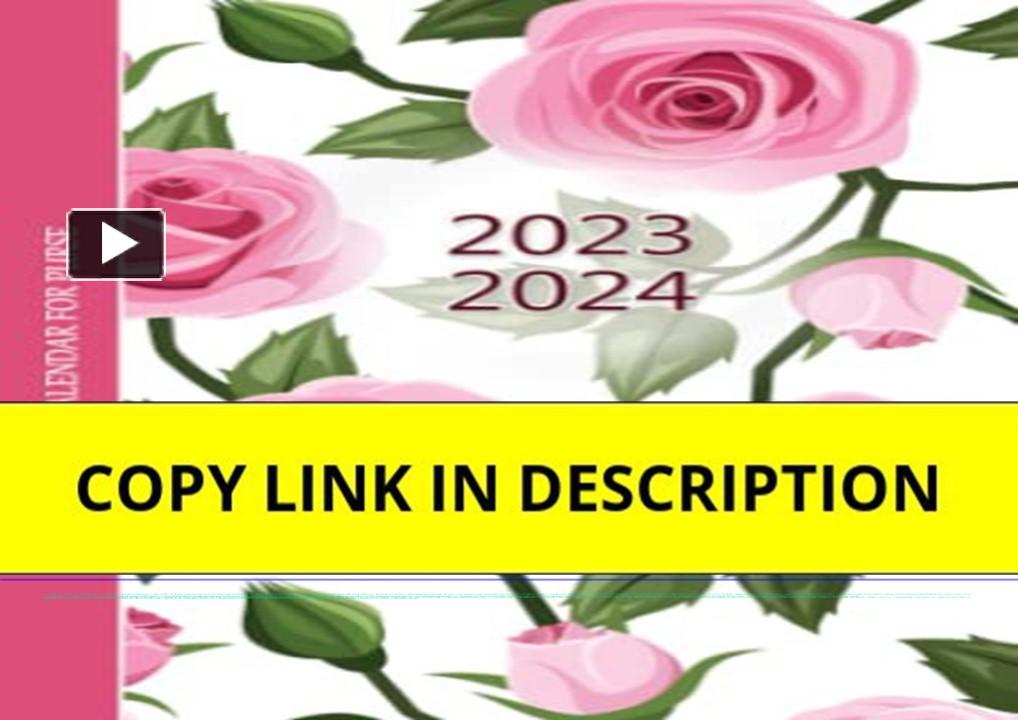 PPT download pdf Pocket Calendar 2023 2024 for Purse: 2 Year Monthly