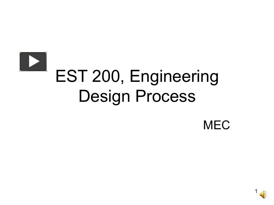PPT – Engineering Design Process. PowerPoint presentation | free to ...