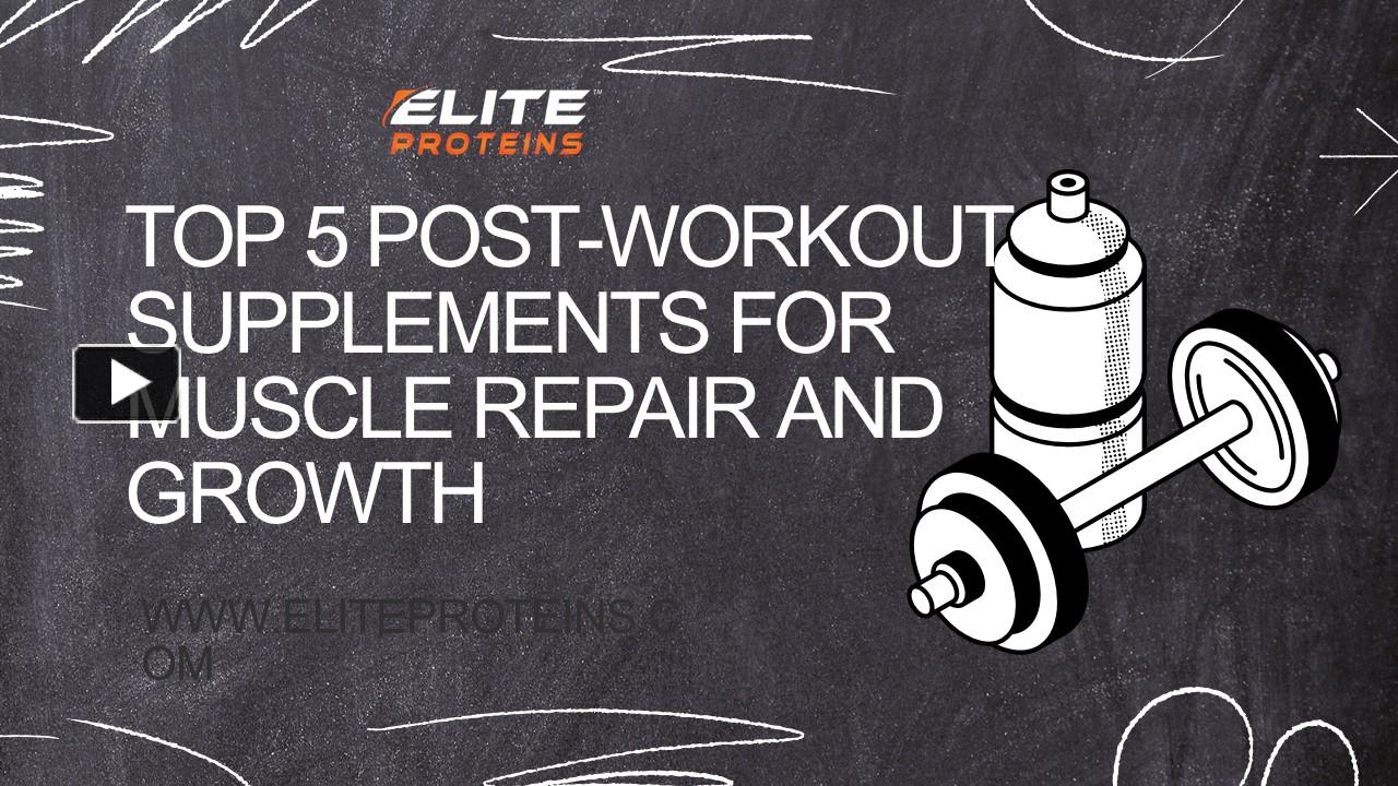Top 5 Post Workout Supplements