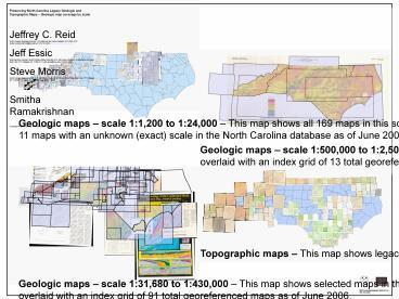 PPT – Preserving North Carolina Legacy Geologic and Topographic Maps 