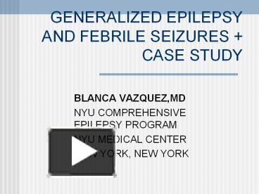 Febrile seizures picture