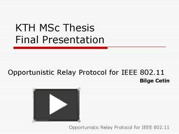 Master thesis report template picture