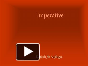 Imperative presentation | free to download