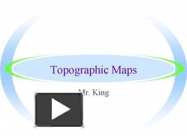 PPT – Topographic Maps PowerPoint presentation | free to view - id ...