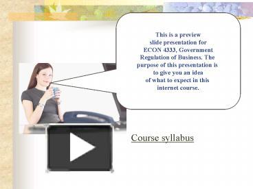 PPT – Course syllabus PowerPoint presentation | free to download - id ...